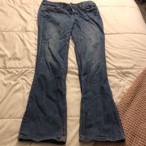 VERY Slight Distressed Jean Boot Cut